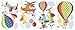 High Flying Kids Room/Nursery Peel & Stick Wall Sticker Decals