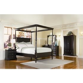 Sahara Eastern King Canopy Bedroom Set