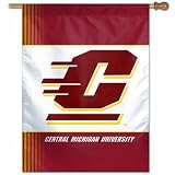 NCAA Central Michigan Chippewas 27-by-37 inch Vertical Flag