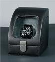 Ragar Watch Winder in Genuine Black Leather 2566GL/BK