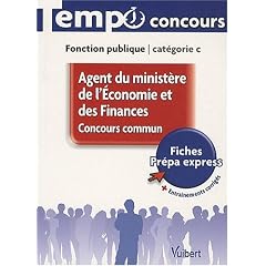 Agent du minist�re de l'Economie et des Finances : Concours commun, Fonction publique cat�gorie C
