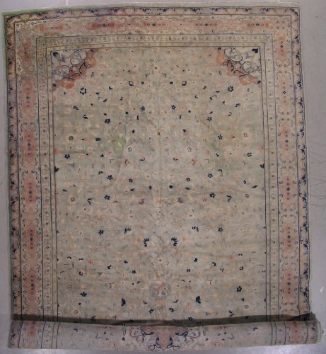 10x24 ANTIQUE 1900 INDIAN ORIENTAL WOOL AREA 