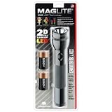 Mag-Lite ST2DDX6U 2 D-Cell LED Stab-Taschenlampe 25 cm, 114 Lumen, Schwarz, inklusive 2 Mono-Batterien