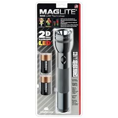 Mag-Lite ST2DDX6U 2 D-Cell LED Stab-Taschenlampe 25 cm, 114 Lumen, Schwarz, inklusive 2 Mono-Batterien