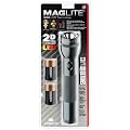 Mag-Lite ST2DDX6U 2 D-Cell LED Stab-Taschenlampe 25 cm, 114 Lumen, Schwarz, inklusive 2 Mono-Batterien