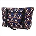 UVA Logo Tote Bag Deluxe University of Virginia with COTTON FABRIC Surface and WATERPROOF LINING
