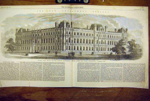 1857 New-Government Office Design Building Architecture