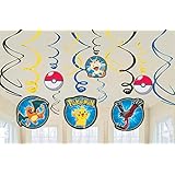 Napkins 12 Count Pokemon Foil Swirl Decorations, Multicolor