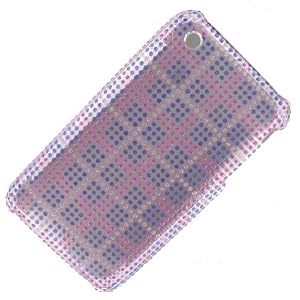 Pink & Purple Check on Clear 