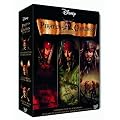 Pirates des Cara�bes - La trilogie : La mal�diction du Black Pearl + Le secret du coffre maudit + Jusqu'au bout du monde - coffret collector 4 DVD