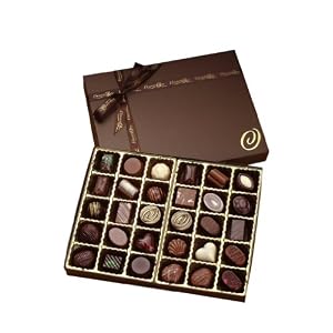 Caramels, Nuts and Nougats Indulgence (30-Piece Box) by Choclatique