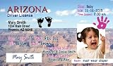 Personalized Baby Drivers License (set of 20) Birth Announcement-Arizona