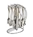 Flatware with Hanging Stand, Set of 20