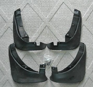 Black Auto parts 4PCS Mudguard Splash Guard Mud 