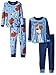 Secret Life of Pets Boys' Animals 4-Piece Pajama Set