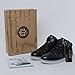 CIOR High Top Led Light Up Shoes 11 Colors Flashing Rechargeable Sneakers for Mens Womens Girls Boys,101B,01,35