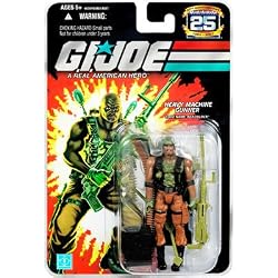 G.I. JOE Hasbro 25th Anniversary 3 3/4" Wave 4 Action Figure Roadblock [Heavy Machine Gunner]