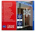 Konstsmide 4460-203 LED Schneeflocken mit 60 kalt weißen Dioden, 24V Außentrafo
