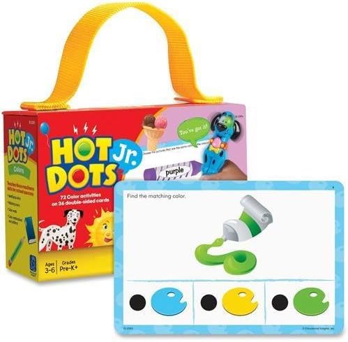 2354 Hot Dots Jr. Colors Card Set - 36 Pieces