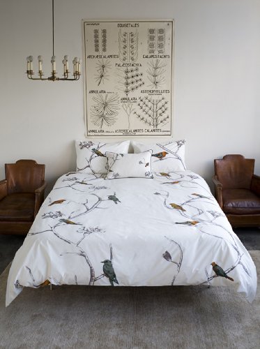 DwellStudio Chinoiserie Full/Queen Duvet Set, Pearl