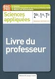 Sciences appliquées 2e/1e/Tle Bac pro cuisine : Livre du professeur