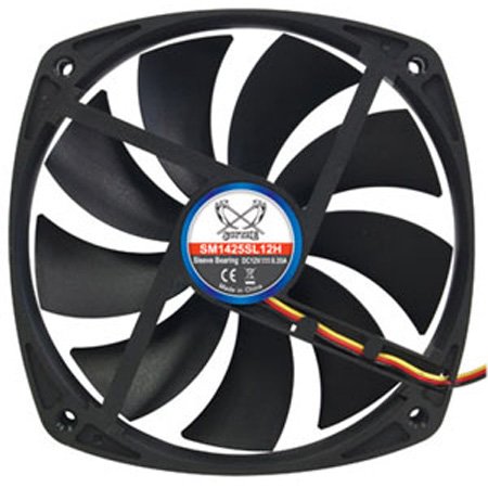 Scythe Kazemaru 2 140mm x 25mm Case Fan- 1700RPM High SpeedSM1425SL12H