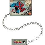 Amazing Spider-Man Comic Print Chain Wallet 