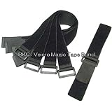 【 RKC 】 固定ベルト 3.8cm × 50cm (5本) 黒 : 042GA2