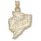 Iowa State Cyclones Cardinal with Cyclones Pendant - 14KT Gold Jewelry