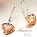 Pugster Apple Clear Crystal Stud Earrings Re image 3
