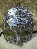 Wall Decor Venetian Queen Styled Mask - Gray