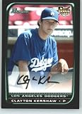 2008 Bowman Draft Baseball Cards # BDP26 Clayton Kershaw (RC - Rookie Card) Los Angeles Dodgers - MLB Trading Card in a Protective Display Case