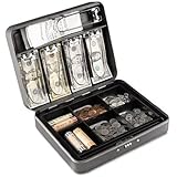 STEELMASTER Combination Lock Security Box, Gray, 2216190G2