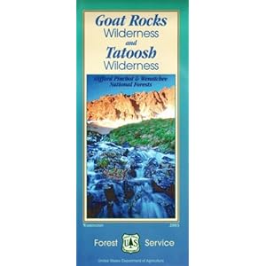 Goat Rocks & Tatoosh Wilderness Areas Map - Waterproof