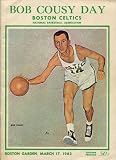 Bob Cousy Day 1963 Boston Celtics Program
