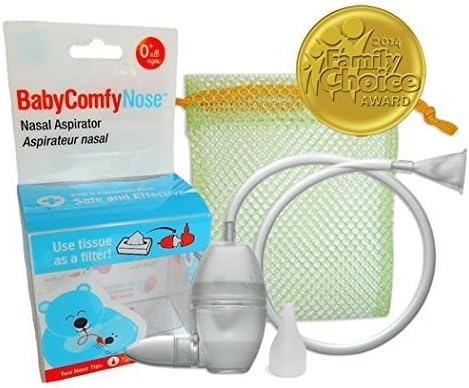 Baby ComfyNose Nasal Aspirator Crystal, Clear by Baby Comfy Care