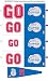 Los Angeles Clippers Animated 3-D Auto Spin-Flags
