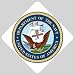Car Window Sign of U.S. Navy Logo (United States Department of the Navy)