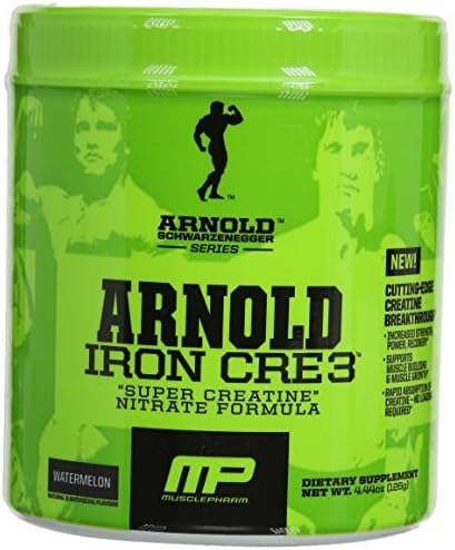 Arnold Schwarzenegger Series Cre3 30 Servings Supplement, Watermelon, 126 Gram by Arnold Schwarzenegger Series