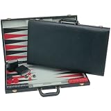 Wood Expressions 21" Black Lizard Backgammon