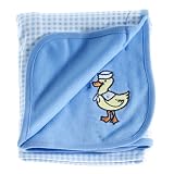 Anna Claire Beautiful Designed Baby Receiving Blanket, Double Sided Designs, Swaddle Blankets (Little Sailors) ~ ZZ Home