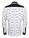 Coofandy Men's Turn-down Neck Printing Long Sleeve Shirt