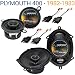 Plymouth 400 1982-1983 Factory Speaker Upgrade Harmony R35 R68 Package New RS.10599.00