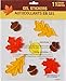 Fall Autumn Harvest Thanksgiving Leaf and Acorn Gel Window Clings - 11 Piece