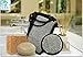 BodyVines Gentle Exfoliating Shower Scrubber Back Loofah Set with Face Wash Sponge - Natural Mildew Resistant Hemp - Bonus Natural Skin Care E-Book