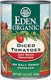 Eden Organic Diced Tomatoes, 14.5-Ounce Cans (Pack of 12)