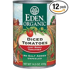 Eden Organic Diced Tomatoes, 14.5-Ounce Cans (Pack of 12)