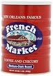 French Market Coffee & Chicory, Medium-Dark Roast, Creole Roast, 16-Ounce Cans (Pack of 3)