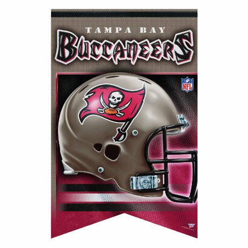 NFL Tampa Bay Buccaneers Premium Felt Banner 17-by-26