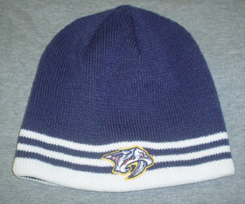 Nashville Predators Reversible Cuffless Knit Hat By Reebok